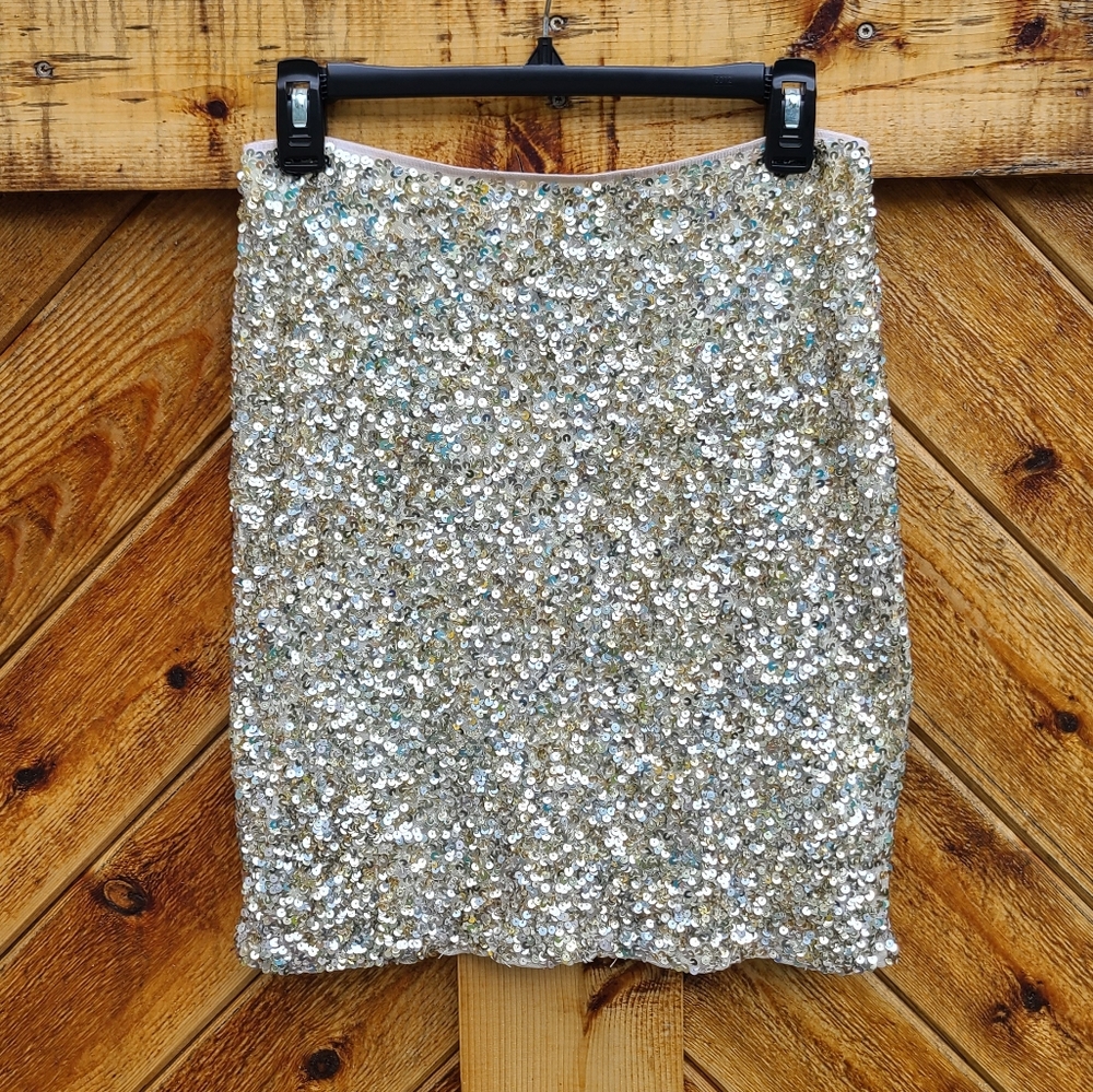 White House Black Market Sequin Skirt - Picture 2 of 7